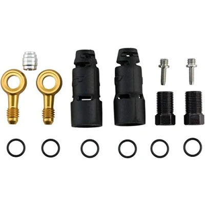 Image de Jagwire Pro Quick Fit Adapter Avid XX Banjo Kit de raccords Mixte Adulte, Noir