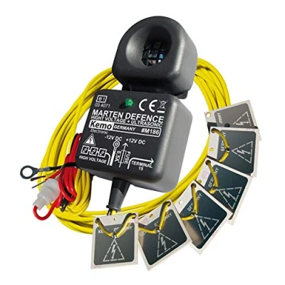 Image de Kemo M186 Système répulsif Anti martres 2 en 1pour Voiture 12 V, Schwarz