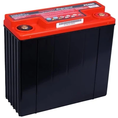 Image de Odyssey PC680, ODS AGM16L batterie moto au plomb pur, 12V 16Ah 170A (CCA), AGM avec une énorme puissance de démarrage, particulièrement résistante aux cycles et extrêmement robuste.