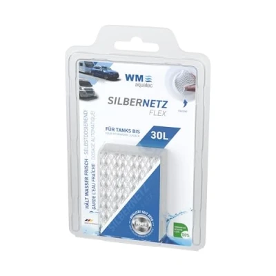 Image de WM aquatec Filet argenté pour la Conservation de l&#039;eau réservoirs d&#039;eau Douce jusqu&#039;à 30 litres Conserve Un Total 3 500 grâce au Dosage Automatique des ions d&#039;argent purs