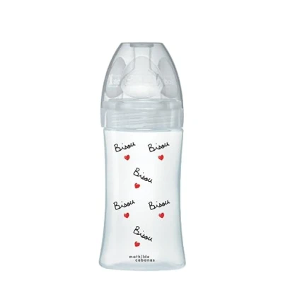Image de DODIE Biberon Anti Colique Tétine Plate X MATHILDE CABANAS 270ml débit 2