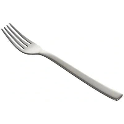 Image de Alessi Reb09/5 Ovale Fourchette à dessert en Acier Inoxydable 18/10 Brillant, Set de 6 Pièces, Argent