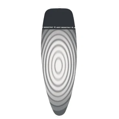 Image de Brabantia 266782 Housse pour Table à Repasser, 30 x 20 10 cm, Gris/Blanc