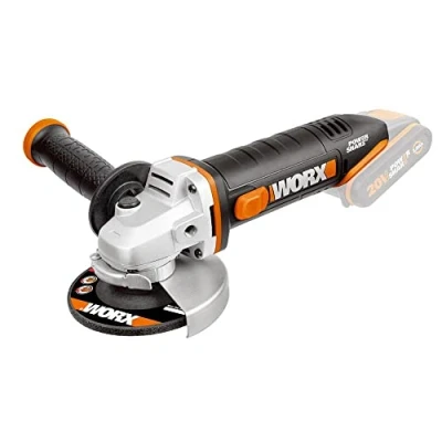 Image de WORX WX800.9 Meuleuse d&#039;angle sans fil 18 V (20 max) 115 mm (outil uniquement Batterie et chargeur vendus séparément)