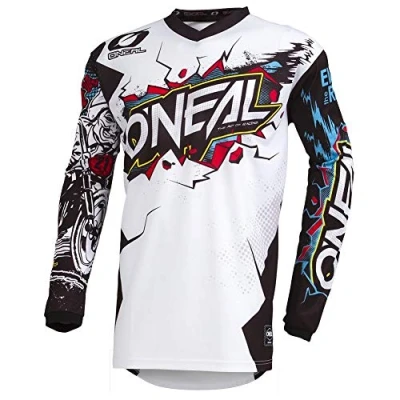 Image de O&#039;Neal 002E 93S Element Maillot Polyester Jeunesse, Taille L , Blanc