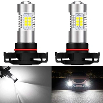 Image de KATUR 5202 5201 Ampoules LED antibrouillard Max 80W Super Lumineux 2000 lumens 6500K xénon Blanc avec projecteur pour la Conduite de Feux Jour (Feux ou Nuit) (Pack 2)