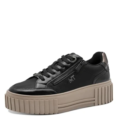 Image de MARCO TOZZI Femme Sneaker 2 23760 45 Basket, Noir/Comb, 36 EU