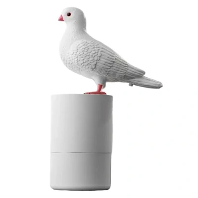 Image de HshDUti Distributeur de savon automatique 300 ml alimenté par piles en mousse sans contact électrique Pigeon avec détecteur mouvement infrarouge pour