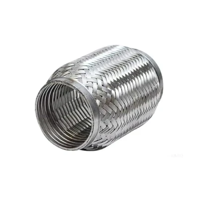Image de Tuyau flexible Interlock,Pièce flexible,Tuyau d&#039;échappement flexible,Avec construction renforcée (système à double paroi,Résistant aux chocs et flexible) (Ø 55 mmx150 mm)
