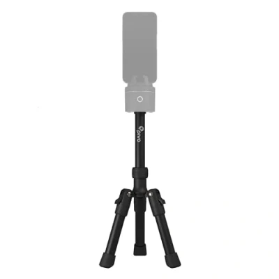 Image de Pivo Trépied Mini 35 cm Extensible Compact Léger Support en Aluminium avec Filetage Universel de 1/4 Pouce pour Les Caméras d&#039;action, DSLR, Smartphone et