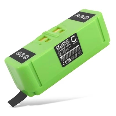 Image de CELLONIC Batterie Compatible avec iRobot Roomba 980,960, 671, 675, 681, 896, 696, 680, 615, 691, 895, 965, 690 (iRobot 4462425, 4502233, 4376392) 5200mAh