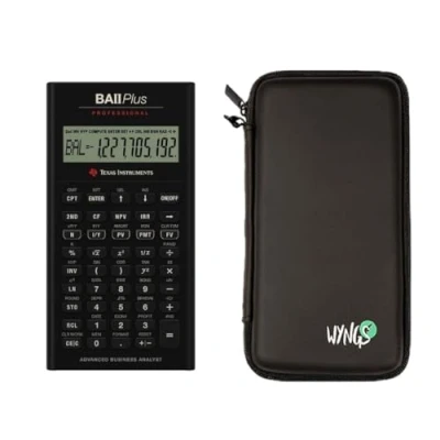 Image de Texas Instruments TI BA II Plus Professional + Housse de Protection SafeCase Extension Garantie