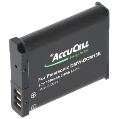 Image de Batterie DMW BCM13 pour Panasonic Lumix DC FT7, TS7, DMC FT6 Lithium Ion 1250 mAh 3.6 V AccuCell