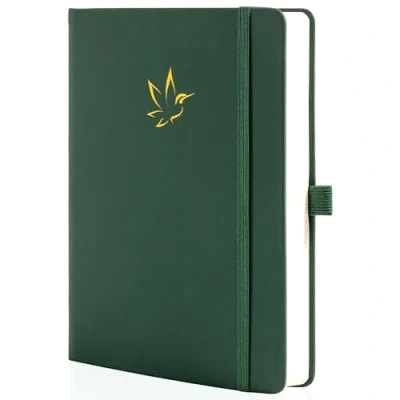 Image de MGGAO cahier ligné pour l&#039;écriture, journal avec 320 pages, à couverture rigide papier épais 100 g/m², format A5 le travail, l&#039;étude