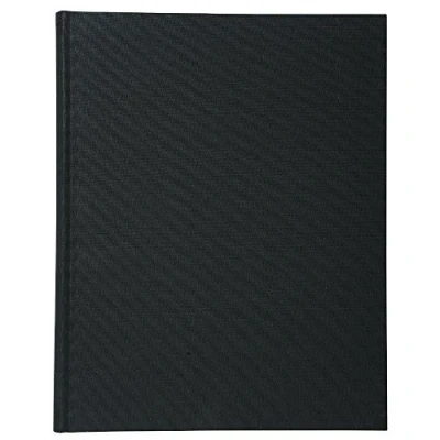 Image de Exacompta 6422E Registre 32x25cm ligne folioté 200 pages coloris noir