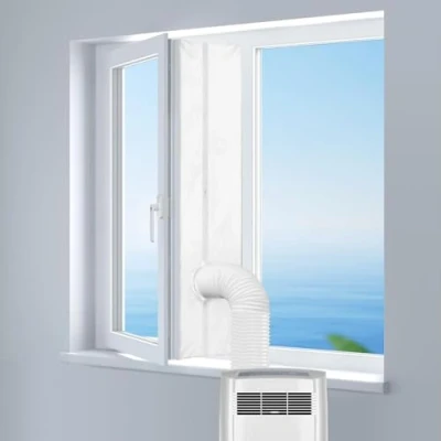 Image de REDTRON 300CM Joint de Fenêtre pour La Climatisation Mobile, Fonctionne avec Toutes Les Unités Mobiles et Sèche Linge, Installation Facile, Pas Besoin Trous Forage