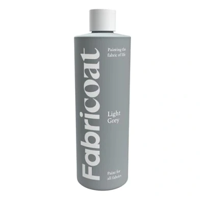 Image de Fabricoat Peinture Textile Restaurez ou Changez la Couleur de Tous les Textiles Peignez Directement sur le Tissu Transformez Tissus : Canapés, Abat jour (250 ml, Gris clair)