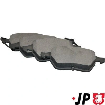 Image de JP GROUP 1163602510 Jeu de plaquettes frein Essieu Avant avec contact du palpeur d&#039;usure intégré AUDI: A4 B6 Berline, A6 C6 Avant, B7