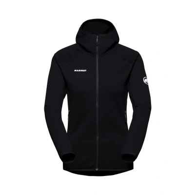 Image de Mammut Aconcagua Ml Veste à capuche pour femme Couche intermédiaire Noir Taille XL EU