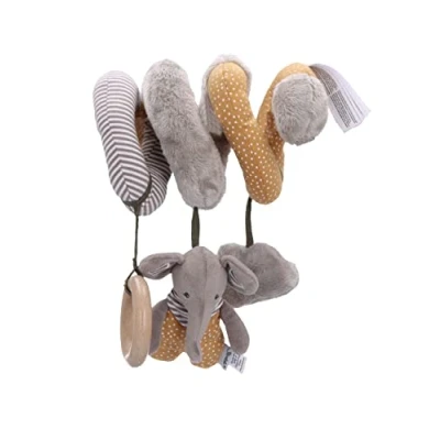 Image de Sterntaler Spirale Jouet pour bébé Unisexe Éléphant Eddy de motricité Carillon éolien d&#039;activité Gris