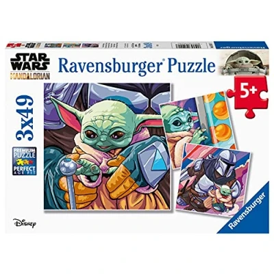 Image de Ravensburger Star Wars The Mandalorian 3 x 49 Piece Jigsaw Puzzles for Kids Age 5 Years Up