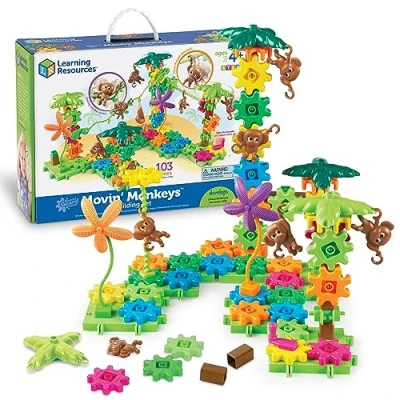 Image de Learning Resources Jeu de construction Gears Les singes en folie