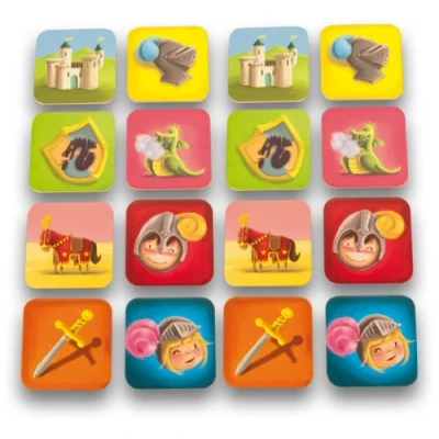Image de Ulysse Couleurs d&#039;Enfance MEMO Chevalier ET Son Entourage Jeu du Memory, 3867