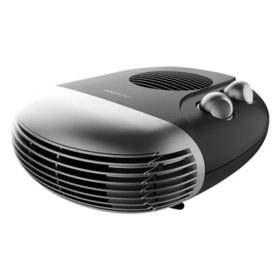 Image de Cecotec Chauffage électrique à faible consommation ReadyWarm 2000 Max Horizon Black. Ventilateur chauffant de W, 3 Modes, Thermostat réglable, Utilisation facile, Zone couverture 20 m2, Noir
