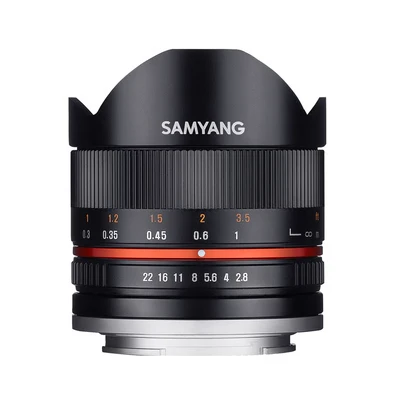 Image de Samyang Objectif Fisheye II pour Sony E 8 mm F2.8 UMC Noir