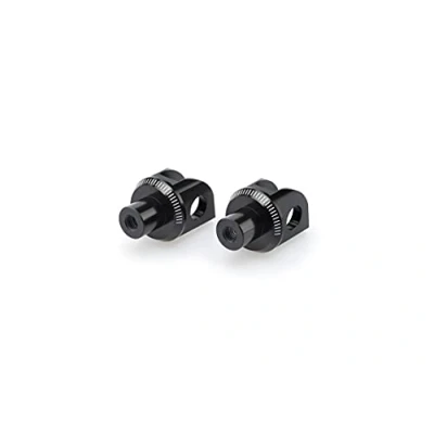 Image de Puig 6449N Jeu Adapt Repose Pieds Pilote pour Kawasaki ER 6F 06 16&#039;, 6N 05&#039; Ninja 250R 08&#039; 12&#039;, Noir