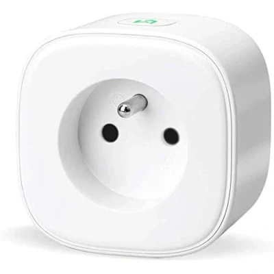 Image de Meross Prise Connectée WiFi (Type E), Intelligente Compatible avec Alexa et Google Home, Française Programmable Contrôle à Distance, Vocal Fonction de Temps