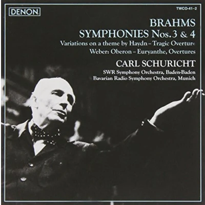 Image de CD SCHURICHT Brahms: Symphonies n. 3, non. 4, et TWCO4142 Japon ObiClassique Occasion