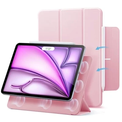 Image de Étui ESR iPad Air 13 pouces pour génération d&#039;étuis Pro M2 Type d&#039;adsorption magnétique puissant à support mince Entièrement compatible avec Pencil Automatic