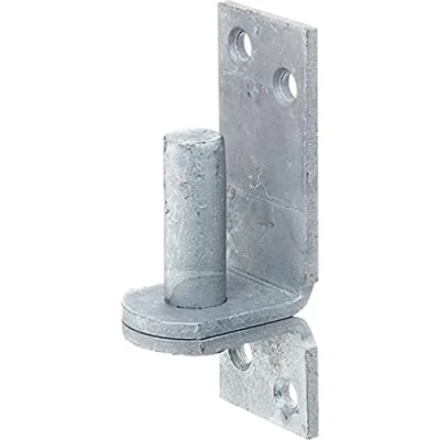 Image de Alberts 311254 Gond sur platine dans les modèles avec crochet DI ou DII galvanisé à chaud cote axe Ø16 mm 115 x 40