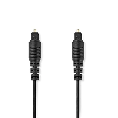 Image de Nedis CAGP25000BK10 câble audio 1 m TOSLINK Noir Neuf