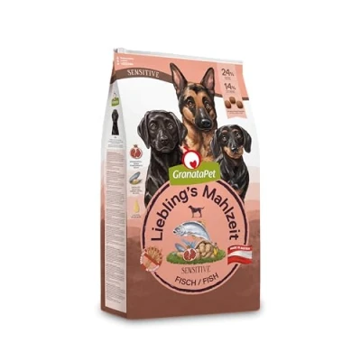 Image de GranataPet Liebling&#039;s Repas Poisson Sensitive Nourriture sèche pour Chien sans céréales et Sucre ajoutés Aliment Complet 10 kg