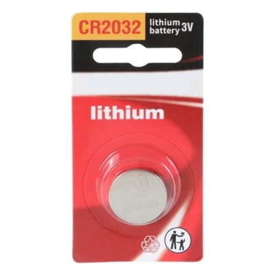 Image de Piles bouton CR2032 3 V au lithium pour télécommande LED