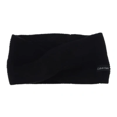 Image de Calvin Klein Essential Twisted Headband Cacheoreilles, Femme, Taille: One Size, Black