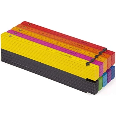 Image de Metrie™ BLOCK52 20x Règle Pliante en Bois de 2 m long, graduée avec Graduation duplex Fabriqué dans EU