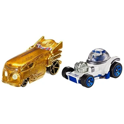Image de Hot Wheels Star Wars R2 D2 &amp; C 3PO 2 Véhicules Miniatures