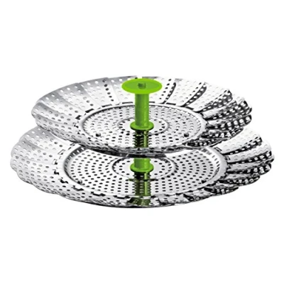 Image de Kuhn Rikon 2025 Panier à étuver 2 en 1 Acier Inoxydable Argent 14 22 cm