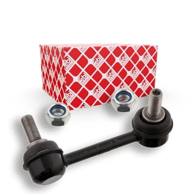 Image de febi BILSTEIN 28052 Biellette de barre stabilisatrice Essieu arrière gauche 89 M10 x 1,25 Plus avec écrou autobloquant Acier HONDA: CR V 2