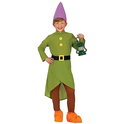 Image de FIESTAS GUIRCA Déguisement de nain conte fées pour garçon gnome la forêt enfant 3 4 ans