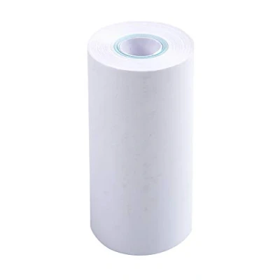 Image de Exacompta Réf. 41806E Carton de 30 bobines sans mandrin pour machines à calculer largeur 57 mm x diamètre 25 1 pli offset extra blanc 60g/m² Métrage (+ ou 2m) : 6,5 m