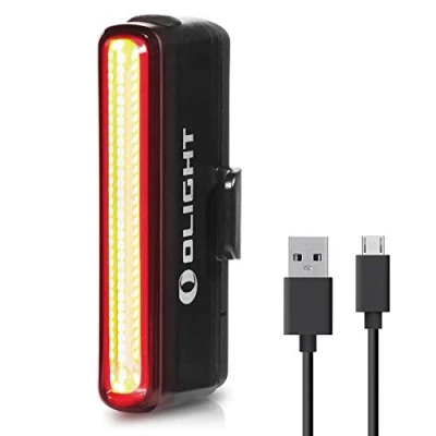 Image de OLIGHT SEEMEE 30C Lampe Velo 30 Lumens Visibilite Max 800 Metres Feux Arriere 5 Modes Étanche IPX6 Type C Puissant pour Cyclysme VTT. Bicyclette etc