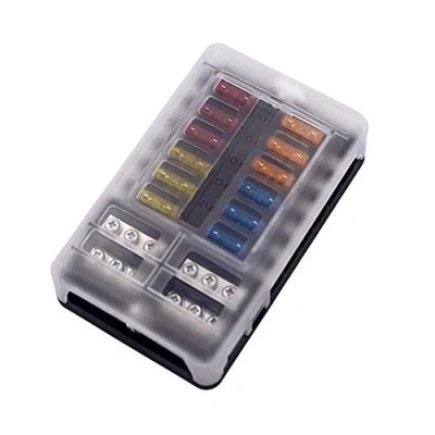 Image de Offgridtec Porte fusible 12 compartiments pour plat de voiture avec affichage LED