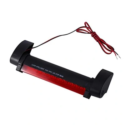 Image de Feux Arrières Assemblées Universelles Rouge 14 LED 3ème Frein De Voiture Auto feu Arrière Haute Montage stop 12V 3eme adhesif+feu additionnel addit