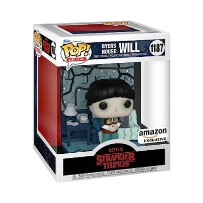 Image de Funko Pop! Deluxe: Stranger Things Build A Scene Will Byers Exclusivité Amazon Figurine en Vinyle à Collectionner Idée de Cadeau Produits Officiels TV Fans
