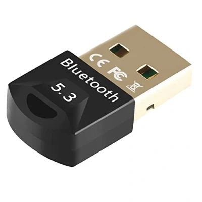 Image de zoerbufan Adaptateur USB Bluetooth 5.3, Clé Dongle pour Windows 11/10 / 8.1/7, Supporte Casque, Souris, Manette, Clavier, Imprimantes, Pc, Smartphone, Tablette (Noir)