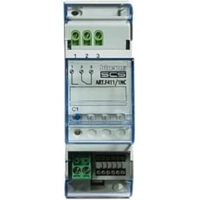 Image de Bticino F411/1NC MyHome_Up Actionneur Modulaire 1 Relais NF pour Éclairage, 2 Modules